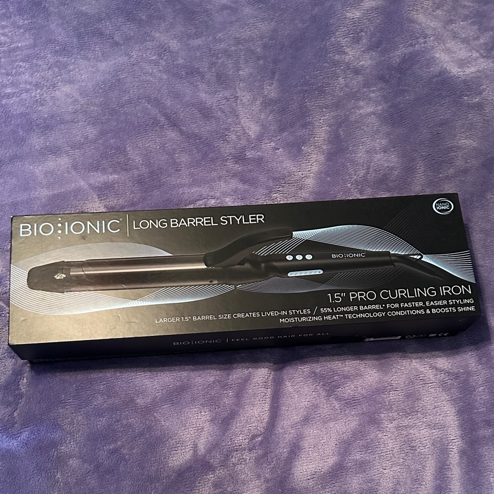 Bio Ionic Long Barrel 1.5” PRO Curling Iron